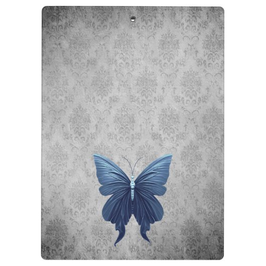 Porte-bloc Dragonfly à bijoux bleu (Dos)