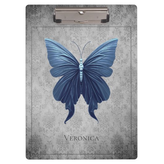 Porte-bloc Dragonfly à bijoux bleu (Devant)