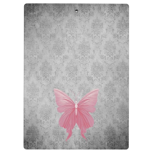 Porte-bloc Dragonfly à bijoux rose (Dos)