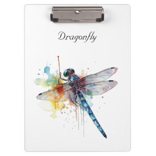 Porte-bloc Dragonfly colorée personnalisable