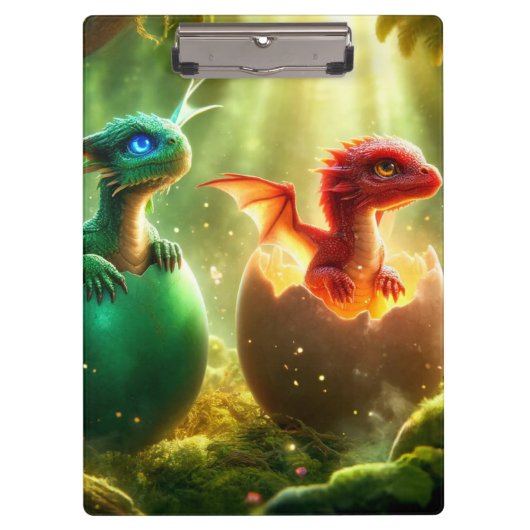 Porte-bloc Dragons à couver (Devant)