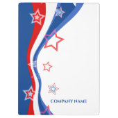 Porte-bloc Drapeau américain Abstrait (Dos)