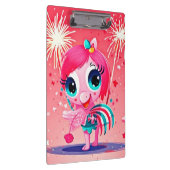 Porte-bloc Drapeau américain avec Flamant rose Cartoon-69217 (Swatch)