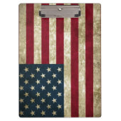 Porte-bloc Drapeau américain Grunge (Devant)