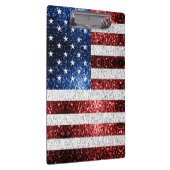 Porte-bloc drapeau américain rouge blanc brillant parties sci (Swatch)