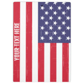 Porte-bloc Drapeau américain tendance (Dos)