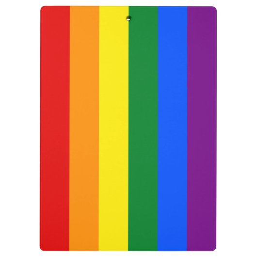 Porte-bloc Drapeau arc-en-ciel (LGBT) (Dos)