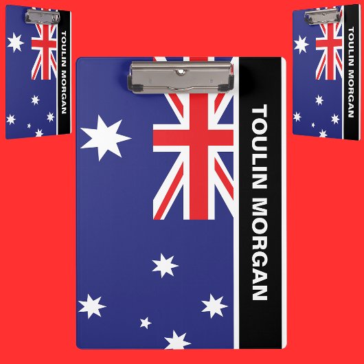 Porte-bloc Drapeau australien personnalisé