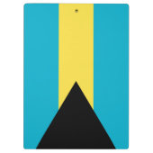 Porte-bloc Drapeau bahamien (Dos)