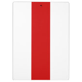 Porte-bloc Drapeau biélorusse (rouge et blanc) (Dos)