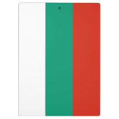 Porte-bloc drapeau bulgare patriotique (Dos)