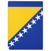 Porte-bloc Drapeau de Bosnie-Herzégovine patriotique (Dos)
