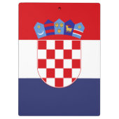 Porte-bloc Drapeau de Croatie (Dos)