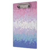 Porte-bloc Drapeau de fierté bigender tripant ondoyant funky  (Gauche)