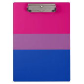 Porte-bloc Drapeau de fierté bisexuelle (Devant)