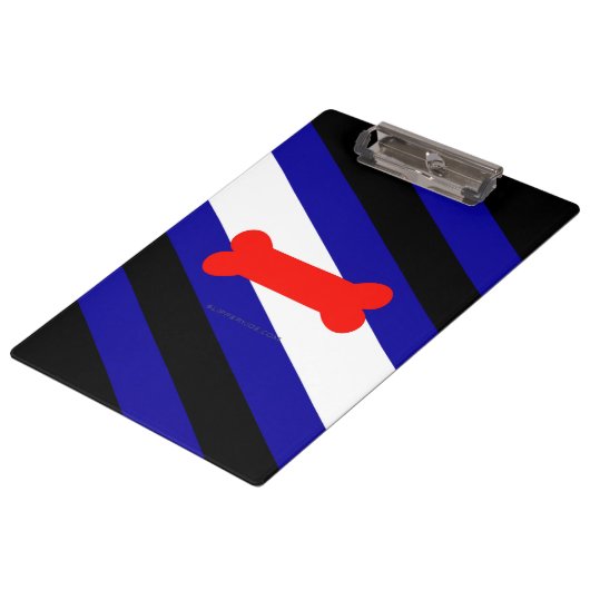 Porte-bloc Drapeau de fierté de jeu de chiots de SlipperyJoe (Incliné)