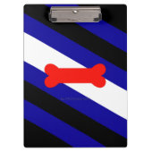 Porte-bloc Drapeau de fierté de jeu de chiots de SlipperyJoe (Devant)