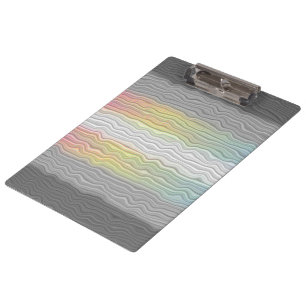 Porte-bloc Drapeau de fierté Demifluid Abstrait Groovy Boho T