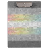 Porte-bloc Drapeau de fierté Demifluid Abstrait Groovy Boho T (Devant)