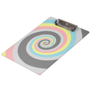 Porte-bloc Drapeau de fierté Demiflux Spirale Abstraite Groov