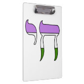 Porte-bloc Drapeau de fierté genderqueer Chai (Swatch)
