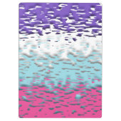 Porte-bloc Drapeau de fierté multisexuel funky trippy ondulé (Dos)