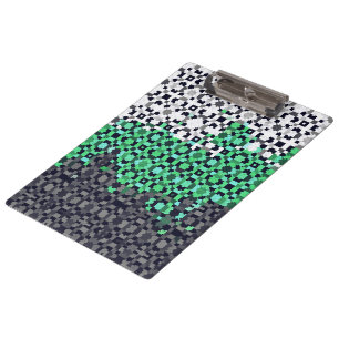 Porte-bloc Drapeau de fierté Neutrois Abstrait Pixelisé Tripa