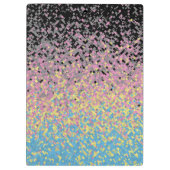 Porte-bloc Drapeau de fierté polygender pixelisé funky tripan (Dos)
