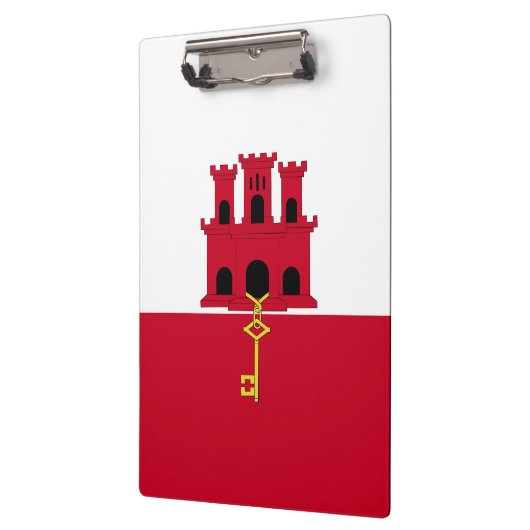 Porte-bloc Drapeau de Gibraltar (Gauche)