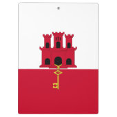 Porte-bloc Drapeau de Gibraltar (Dos)