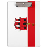 Porte-bloc Drapeau de Gibraltar (Devant)