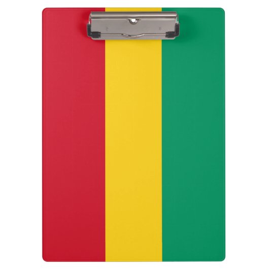 Porte-bloc Drapeau de Guinée (Devant)