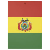 Porte-bloc Drapeau de la Bolivie (Dos)