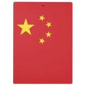 Porte-bloc Drapeau de la Chine (Dos)