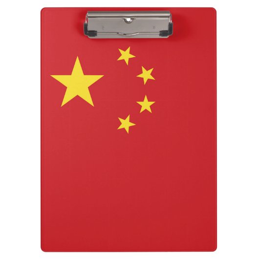 Porte-bloc Drapeau de la Chine (Devant)