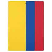 Porte-bloc Drapeau de la Colombie (Dos)