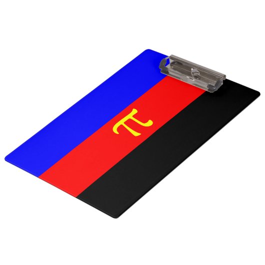 Porte-bloc Drapeau de la Fierté polyamérale (Incliné)