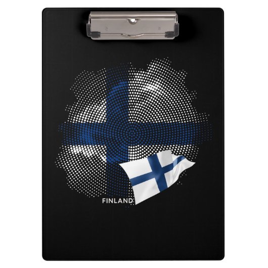 Porte-bloc Drapeau de la Finlande (Devant)