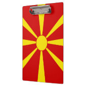 Porte-bloc Drapeau de la Macédoine du Nord (Gauche)