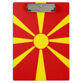 Porte-bloc Drapeau de la Macédoine du Nord (Devant)