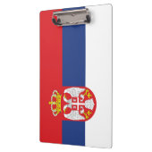 Porte-bloc drapeau de la Serbie (Gauche)
