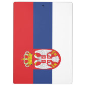 Porte-bloc drapeau de la Serbie (Dos)
