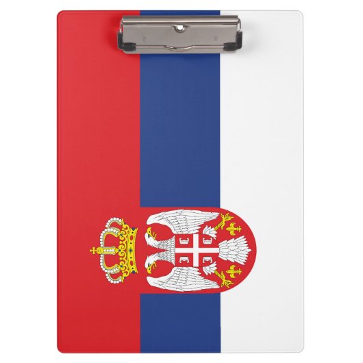 Porte-bloc drapeau de la Serbie (Devant)