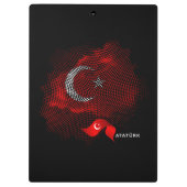 Porte-bloc Drapeau de la Turquie (Dos)