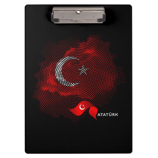 Porte-bloc Drapeau de la Turquie (Devant)