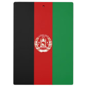 Porte-bloc Drapeau de l'Afghanistan (Dos)