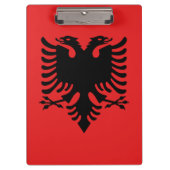 Porte-bloc Drapeau de l'Albanie (Devant)
