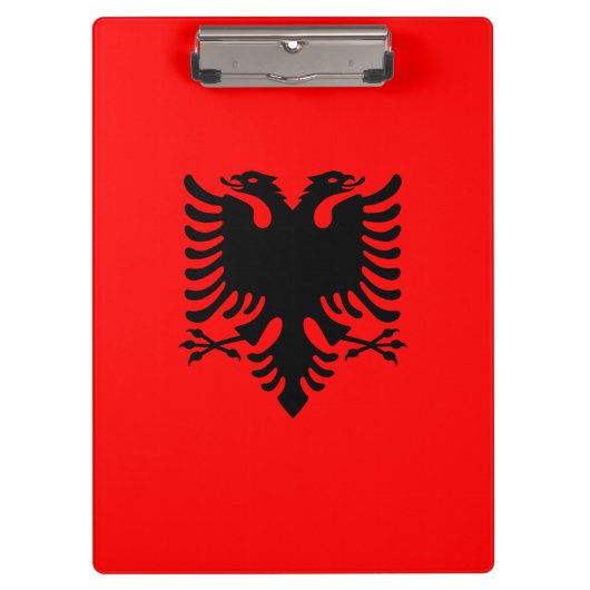 Porte-bloc Drapeau de l'Albanie (Devant)