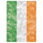 Porte-bloc Drapeau de l'Irlande avec motif shamrock (Dos)