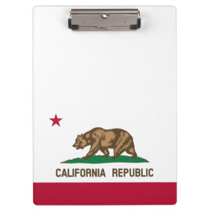 Porte-bloc Drapeau de l'Ours de la République de Californie :